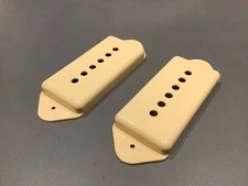 ②Lindy Fralin P-90 Cover Cream Gibson Gibson ES-295 Full Aco Dog Ear Antiquity