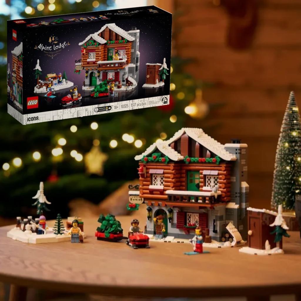 🏔️ LEGO 10325 Alpine Lodge – Winter Village 🎄 New Sealed • 2023