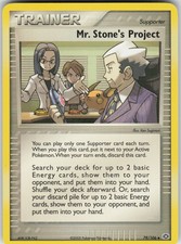 Pokemon Mr. Stone's Project 79/106 Emerald Uncommon LP on eBay