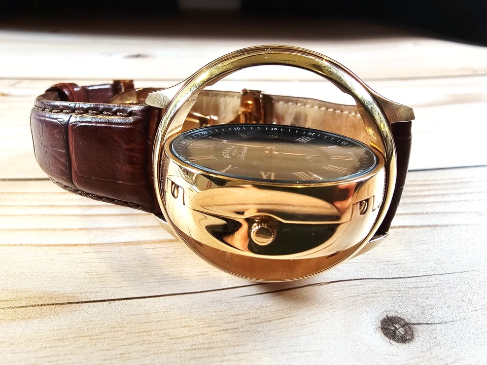 Esfera doble reversible Rotary Revelation oro rosa 50 m zafiro - 42 mm Foto 3 de 4