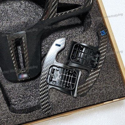 Dry Carbon Fiber Shifter Paddles For 2019-2026 BMW X5 G05 F95 40i M50i M60i