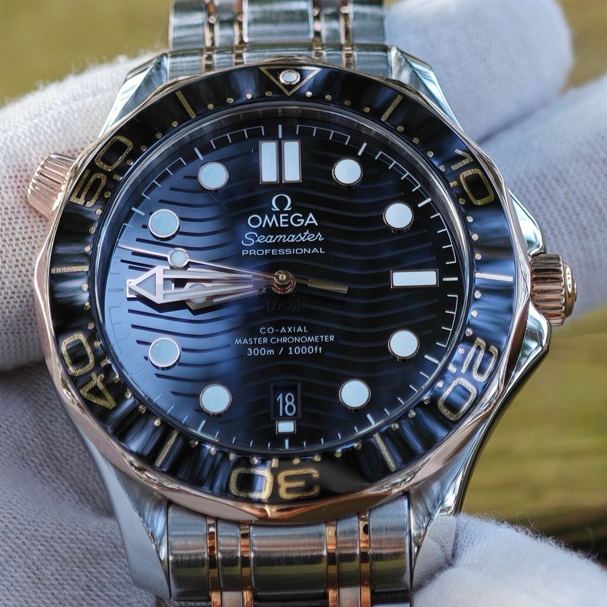 OMEGA Seamaster Professional 300M Two-Tone Automatic Diver Black