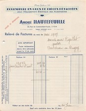 1947 FOURNITURES EN GROS DE PIECES DETACHEES POUR L EQUIPEMENT ELECTRIQUE D