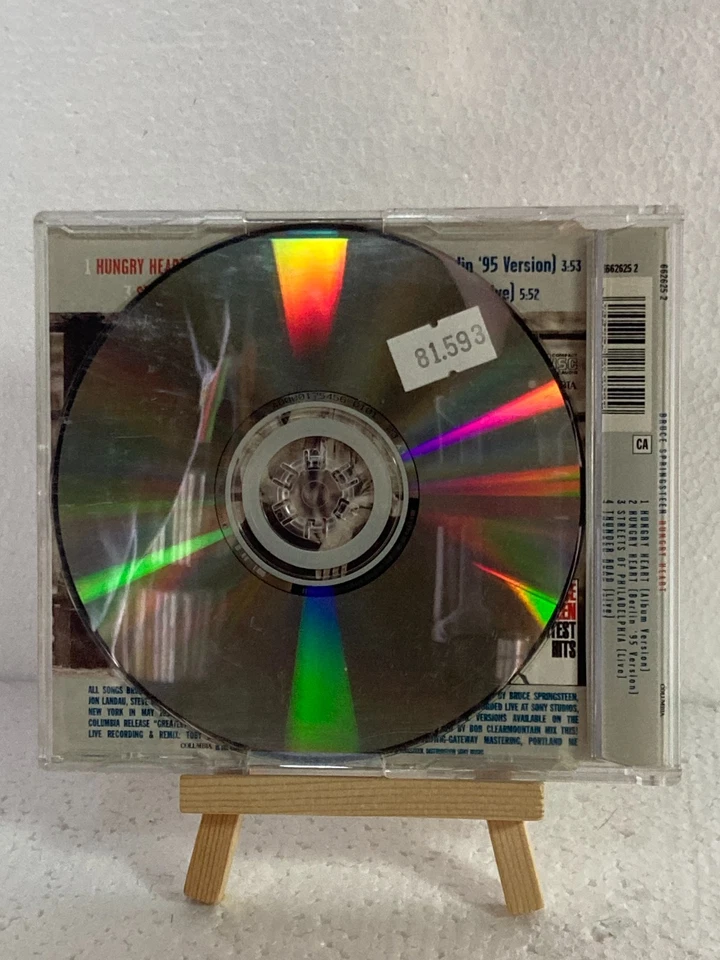 Bruce Springsteen – Hungry Heart  - CD Single -1995 - Image 2 of 3