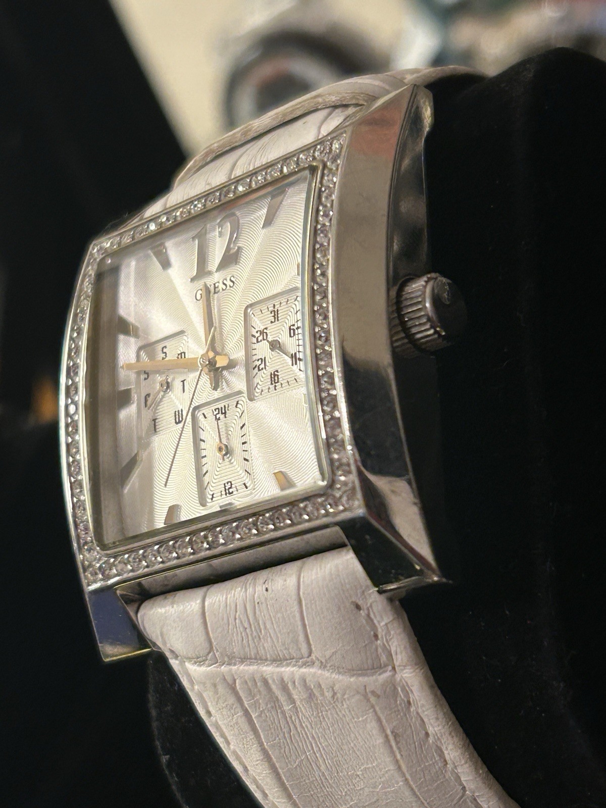 Guess Timeless Beauty 2004 Rectangular Watch Crys… - image 2