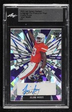 2022 Leaf Valiant Pre-Production Proof Purple Crystals 1/1 Jelani Woods Auto 7l6