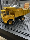 1965 Mighty Tonka dump truck pressed steel #2900 play wear original condition