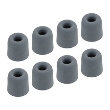 8Pcs 3-4mm Silver Replacement Foam Ear Tips Earbuds Bud Earbuds Tips