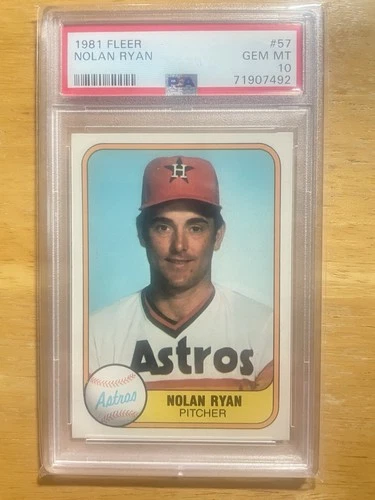 1981 Fleer - Nolan Ryan #57 PSA 10