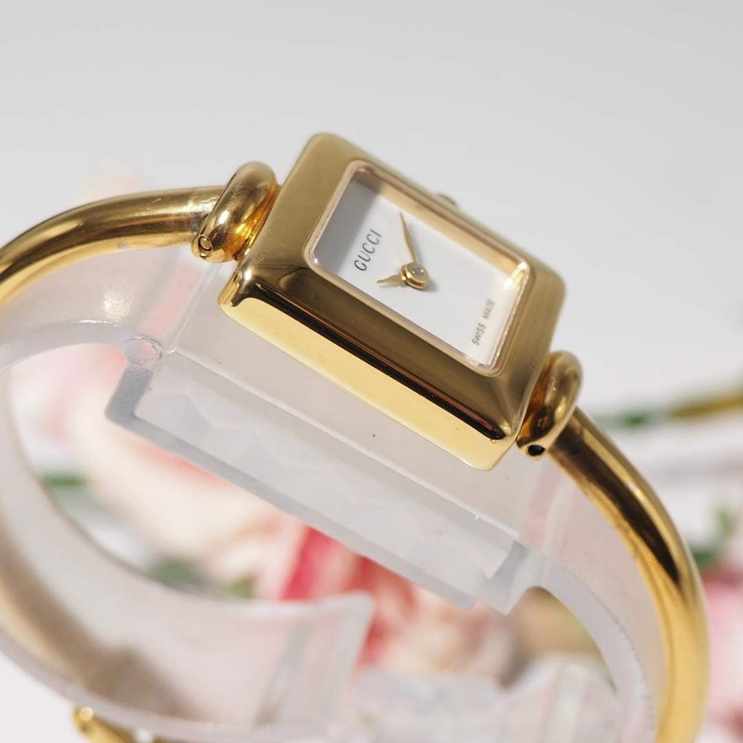 Good Condition Gucci GUCCI 1900 Square Bangle Watch Wristwatch GUCCI,19017 thumbnail 5