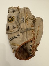 Vintage Wilson RHT Brown Baseball Glove A2240 George Brett Tru-Trap Snap-Action