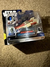 Star Wars Micro Galaxy Squadron - A-Wing Starfighter + Pilot Launch Edition #0079