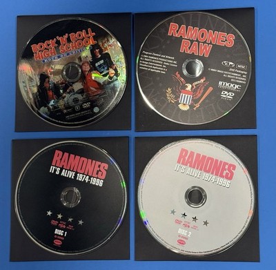 Ramones DVD Lot It's Alive 1974-1996 RAW Rock N Roll High School Rock On Edition