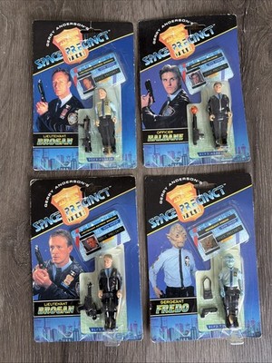 Space Precinct 2040 MOC New Sealed Action Figure Haldane, Fredo & Brogan I & 2