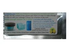 4 Pkt (12 Refills) for Philips® Norelco®/SmartClean®/Quick Clean Pod® Shavers