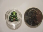 Turtle with Heart Hands 1 Gram .999 Fine Silver Round