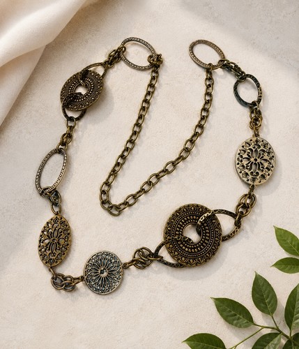 Premier DESIGNS Francesca Medallion 40" Necklace