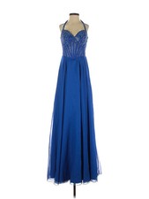 NWT Jovani Women Blue Cocktail Dress 2