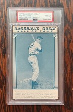 Ted Williams 1977 Baseball's Great Hall of Fame Exhibits, PSA 8