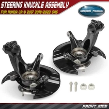 2x Front Steering Knuckle & Hub Bearing Assembly for Honda CR-V 2017-2023 GAS
