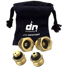 LPG Gas Bottle 4 Adapters For Europe Filling For German Pressure Regulator G.12