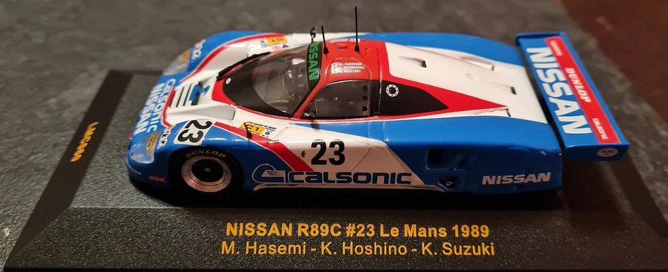 Modellino Le Mans 1:43 Nissan R89C 1989 Hasemi, Hoshino, Suzuki IXO - Immagine 4 di 4