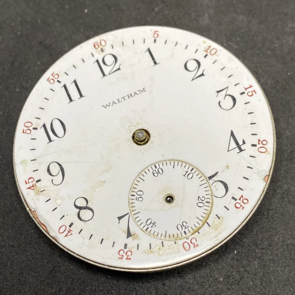 Reloj Bolsillo Waltham Grado 620 Movimiento Talla 16s Modelo 1908 DE 15j Ticking F8447 Foto 2 de 4