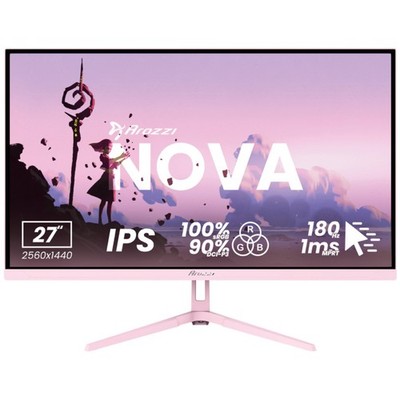 Arozzi Nova 27T2K180, Gaming-Monitor, 68,6 cm (27 Zoll), pink