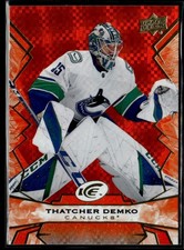 2022-23 Upper Deck Ice Orange Thatcher Demko Vancouver Canucks #64