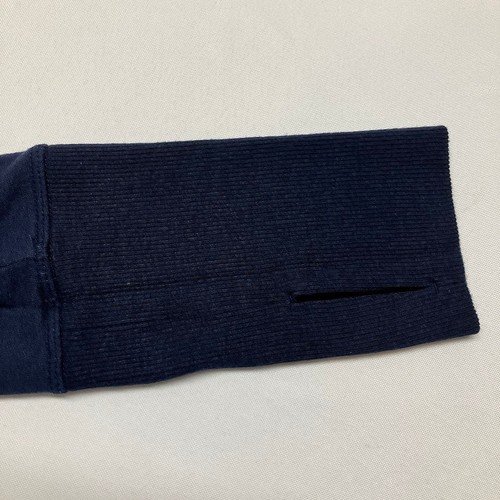 Athleta Sweater Tunic Dress Navy Modal Spandex Long Womens Size L LT TALL - Afbeelding 8 van 8