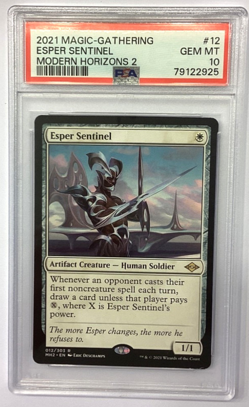 2021 magic the gathering Esper Sentinel Modern Horizons 2 PSA 10