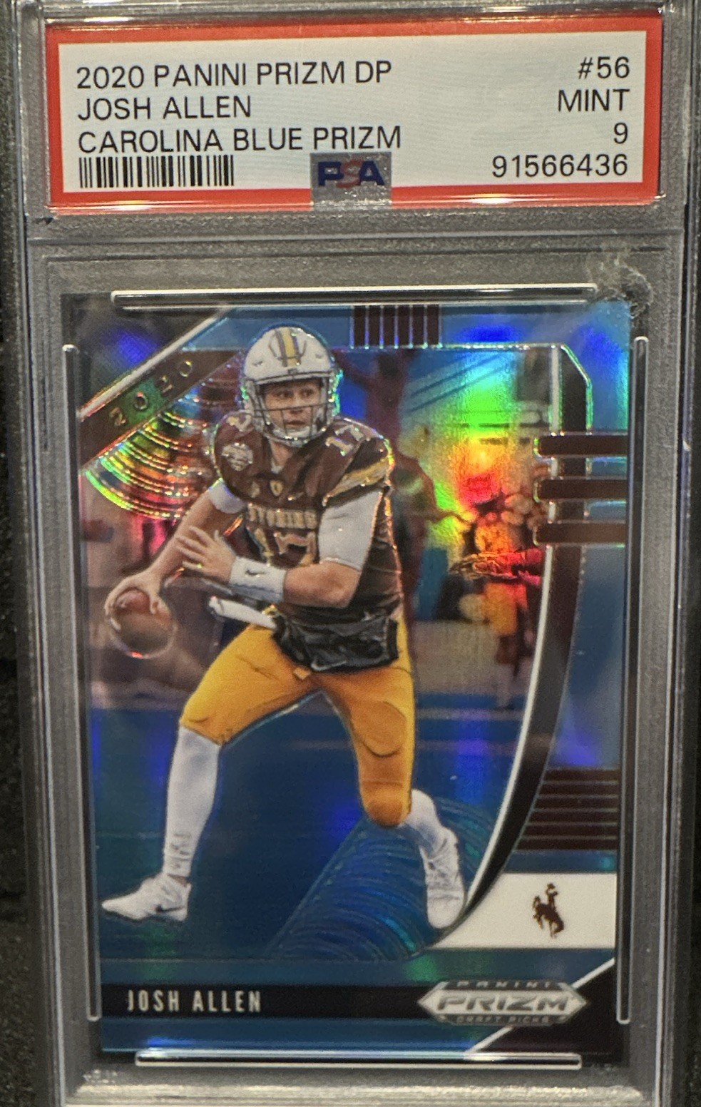 Panini 2020 Prizm Draft Picks Josh Allen #56 Carolina Blue Prizm 16/30 PSA 9