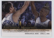 2014-15 SP Authentic Moments Grant Hill Christian Laettner #75 HOF 6l7