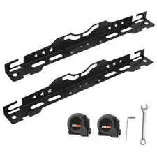 Wheel Alignment Tool with 2 Measuring Tapes Automotive Toe Matte Black