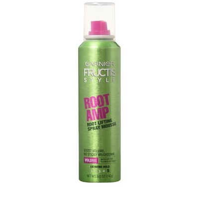 Garnier Fructis Style Root Amp Lifting Spray Mousse, Extreme Hold, 5.0 Oz, 1 