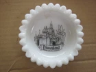 DISNEYLAND Vintage Milkglass Ashtray WDP