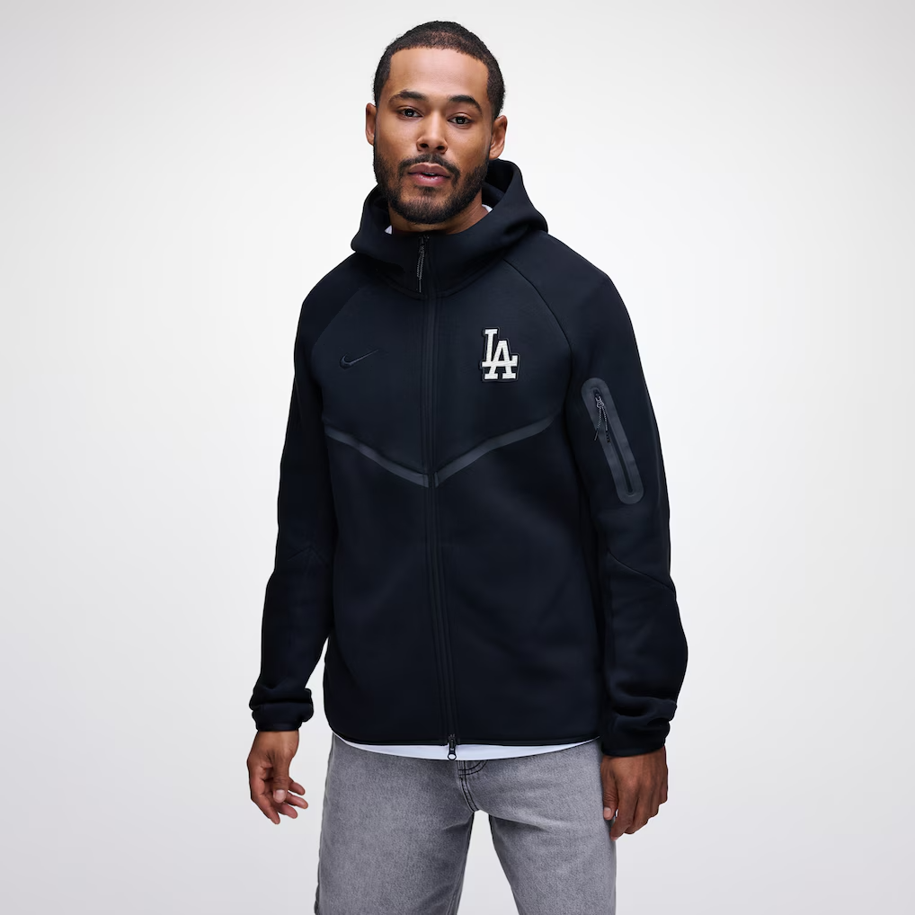 Los Angeles Dodgers 2025 Nike Tech Fleece Full-Zip Windrunner