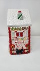 VINTAGE MSRF INC HOLIDAY Christmas GINGERBREAD HOUSE COOKIE  Candy JAR 10” — photo 6