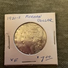1921 Morgan Dollar San Francisco VF $1 Coin Circulated Uncertified Collectible