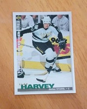 Todd Harvey 1995 Collector's Choice #251 Players Club Platinum Dallas Stars