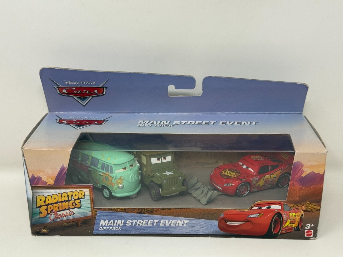 MATTEL カーズ　MAIN STREET EVENT GIFT PACK Disney Pixar Cars MAIN STREET EVENT Radiator Springs Classic 3