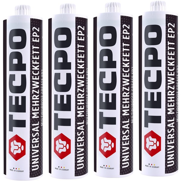 4X Tecpo Universal Mehrzweckfett 500G EP2 Lithium Fett Schmierfett Fettpresse-image