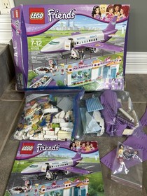 LEGO Friends Heartlake Airport 41109 Complete Set 692 Pieces Box Minifigures