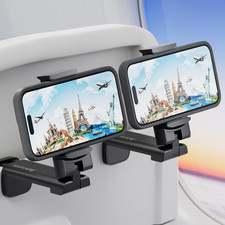 Travel Essentials Airplane Phone Holder, Universal Handsfree Phone Mount for Fly