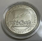 1987-S Proof U.S. Constitution Commemorative Silver Dollar — photo 1