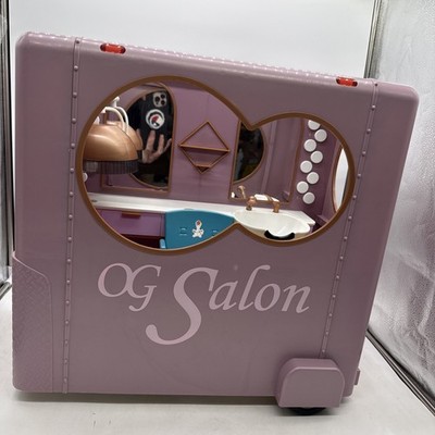 OG Our Generation Full Service Salon Playset w/ Some Accessories   Preowned
