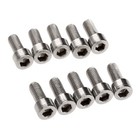 10Pcs Bike Water Bottle Cage Bolts Holder Screws M5 Inner Rack Hexagon Stainl.
