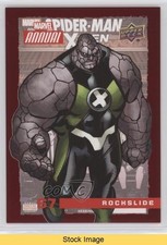 2016 Upper Deck Marvel Annual Red Rockslide #67 READ 09q5