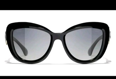 CHANEL / サングラス/--/BLK/BLK/レディース/5517-A C622/S8 Chanel 5517-A C622/S8 Women's Black Grey Gradient Polarized