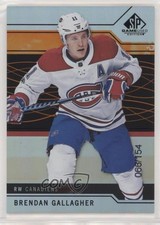 2018-19 Upper Deck SP Game Used Orange Rainbow 66/154 Brendan Gallagher #39 0nr3